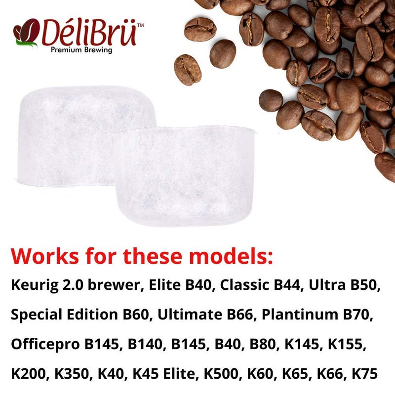 Delibru Keurig Filter Replacement, 6Pack KEURIG Compatible Water Filter Cartridges by Delibru for Keurig 2.0 and 1.0 Coffee Makers - Image 5